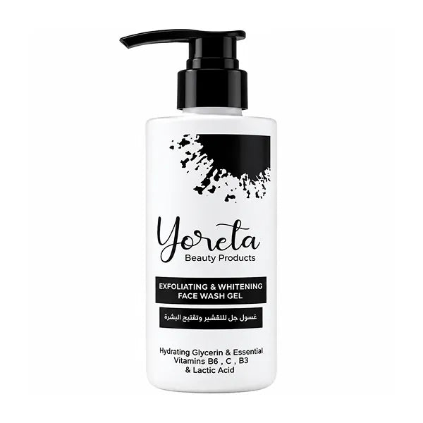 Yoreta Exfoliating &amp; Whitening Face Gel 200ml