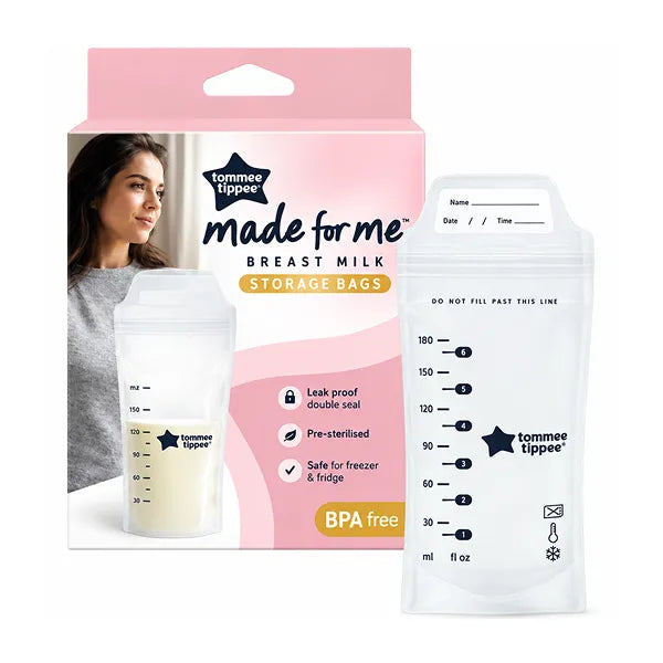 Tommee Tippee Closer To Nature Milk Storage Bags 36's 