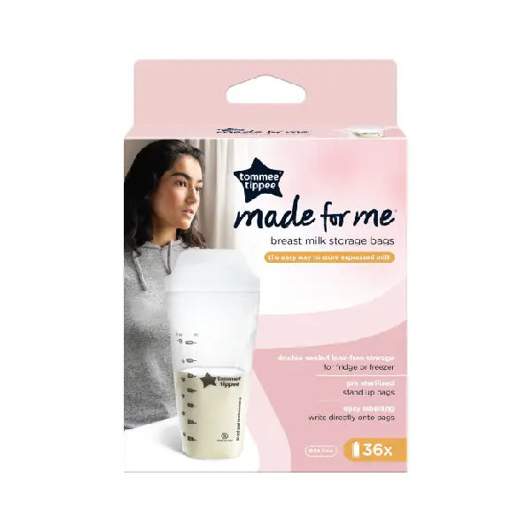 Tommee Tippee Closer To Nature Milk Storage Bags 36's