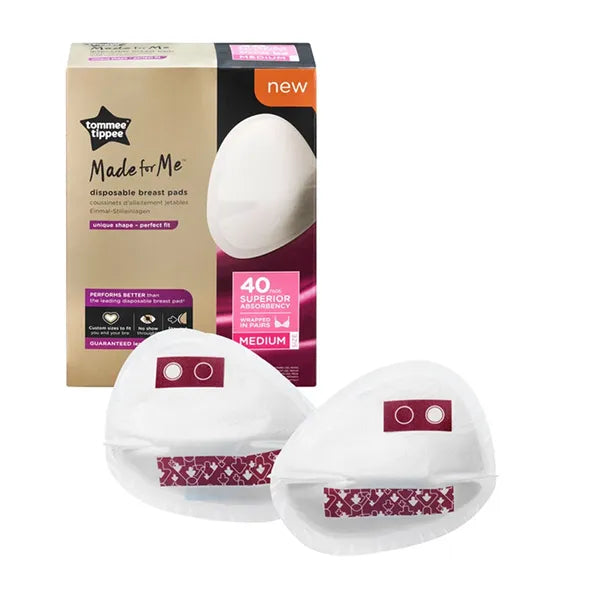 Tommee Tippee Disposable Breast Pads Medium 40's 