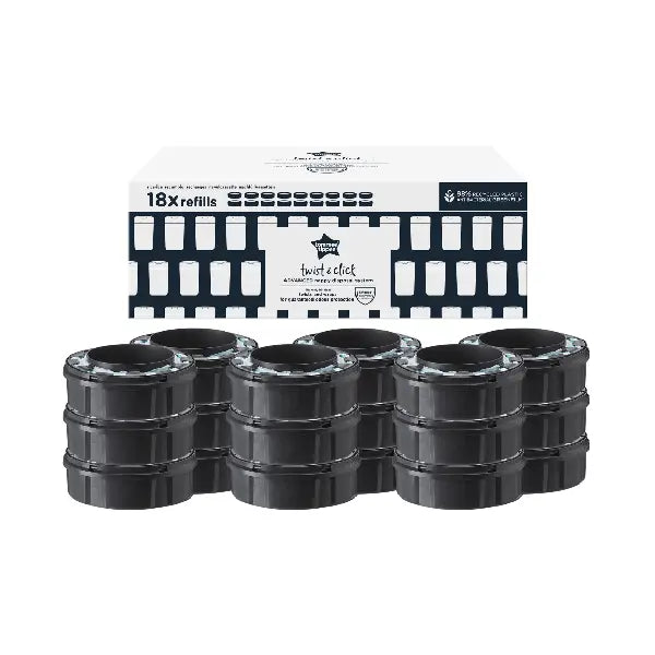 Tommee Tippee Twist & Click 18pk Refill Cass