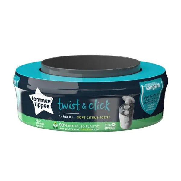 Tommee Tippee Twist &amp; Click 1pk Refill Cass 