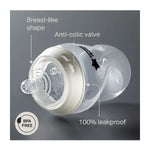 Tommee Tippee Natural Start 2x 260ML Decorated Girl Bottle 0m+