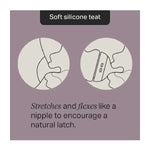 Tommee Tippee Natural Start 2x 340ML Pi Anti-colic Bottle Girl 3m+