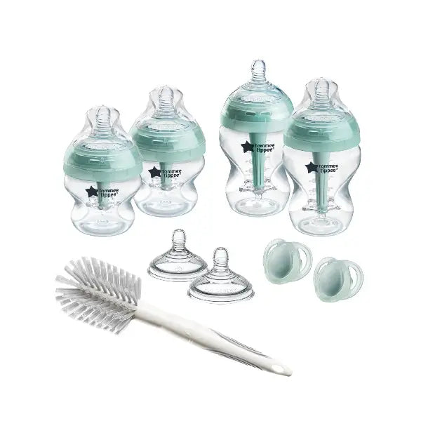Tommee Tippee Advanced Anti-colic Starter Plastic Bottle Kit 9'pcs