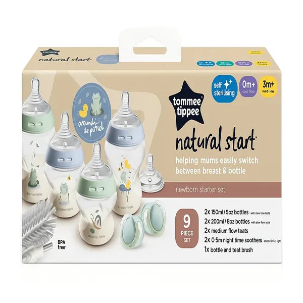 Tommee Tippee Closer To Nature Starter Bottle Kit Blue 