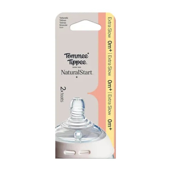 Tommee Tippee Natural Start 2x Extra Slow Flow Teat 0m+ 