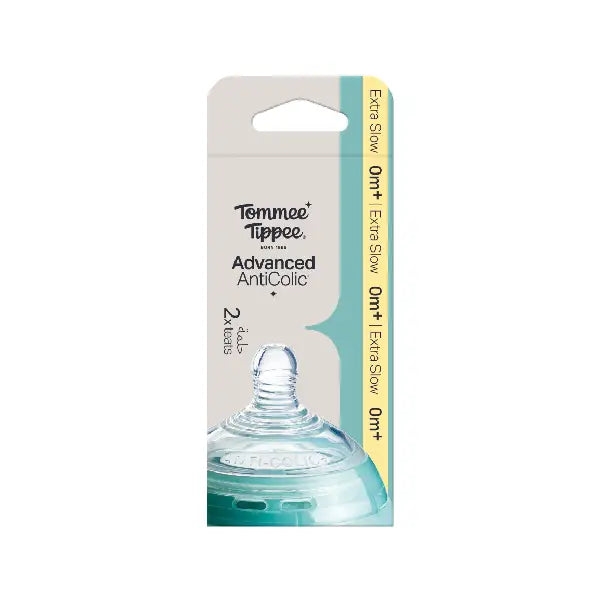 Tommee Tippee 2x Advanced Anti-colic Extra Slow Teat 0m+