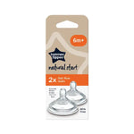 Tommee Tippee Natural Start 2x Fast Flow Teat 6m+