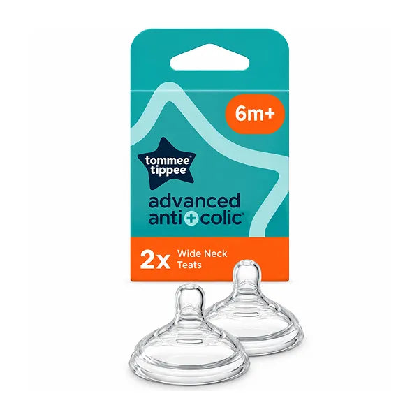 Tommee Tippee Natural Start 2x Adv Anti-colic Fast Flow Teat 6m+ 