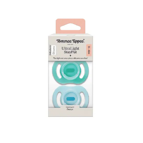 Tommee Tippee Close To Nature 2x 0-6m Ultra Light Soother