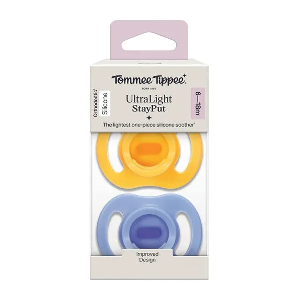 Tommee Tippee Close To Nature 2x 6-18m Ultra Light Soother 