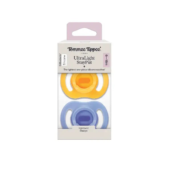 Tommee Tippee Close To Nature 2x 6-18m Ultra Light Soother
