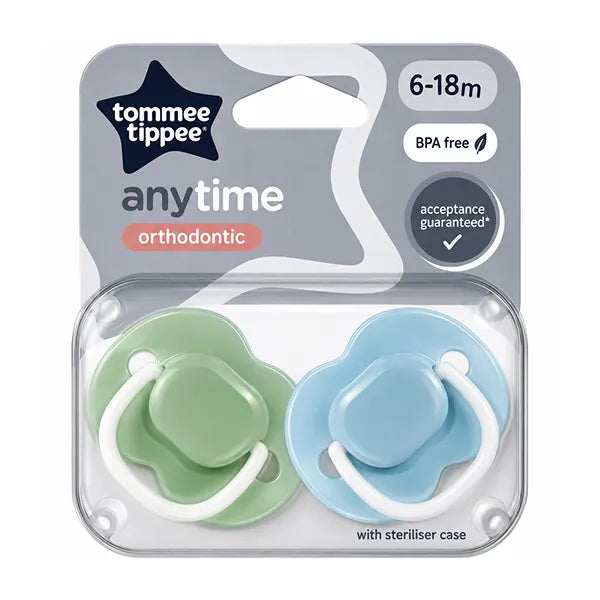 Tommee Tippee 2x 6-18m Anytime Soother