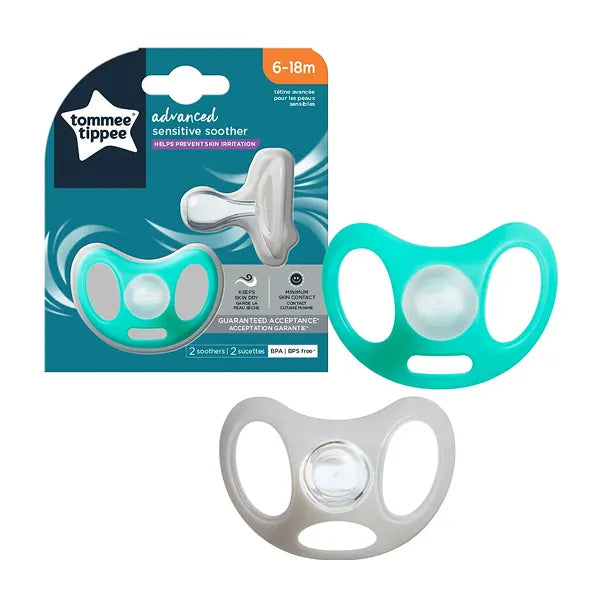 Tommee Tippee Closer To Nature 2x 6-18m Sensitive Soother 