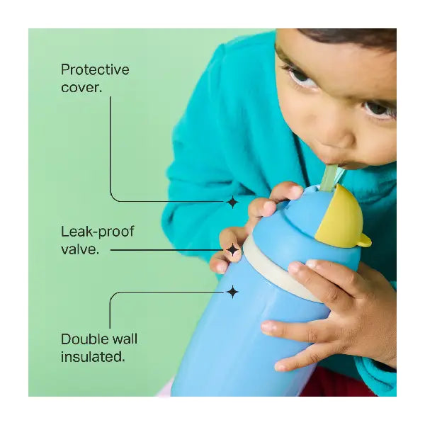 Tommee Tippee 1x Inatural Start Active Straw 12m Ass 266ML