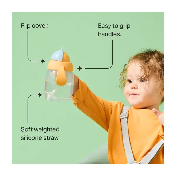 Tommee Tippee 1x Trainer Straw 240ML Asstd 6m+
