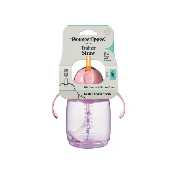 Tommee Tippee 1x Trainer Straw 240ML Asstd 6m+