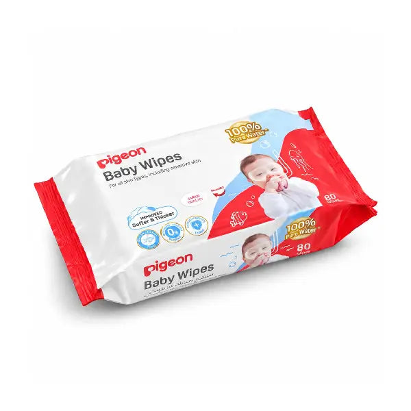 Pigeon Aqua Baby Wipes 80 wipes Single Refill