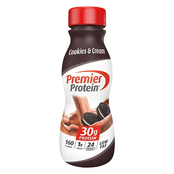 Premier Protein High Protein Shake Cookies &amp;amp; Cream 340ml - high protein shake - Premier Protein